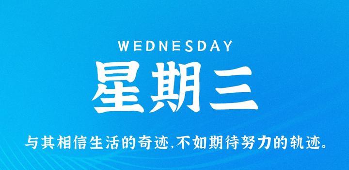 10月25日，星期三，在这里每天60秒读懂世界！-博客侠